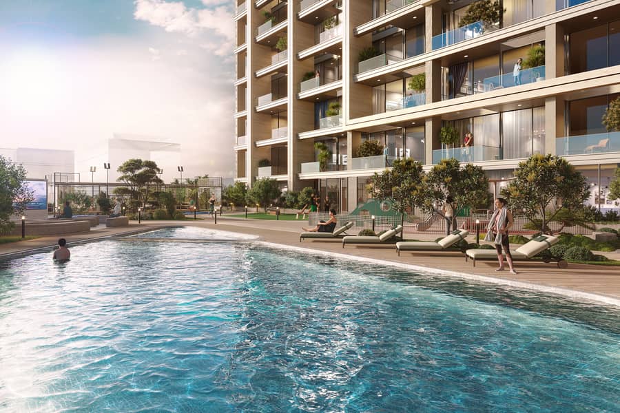 Spacious 3-Bedroom Furnished Apartment with Maid Room in Firoza, Dubai Islands Overlooking Public Garden - Image 2