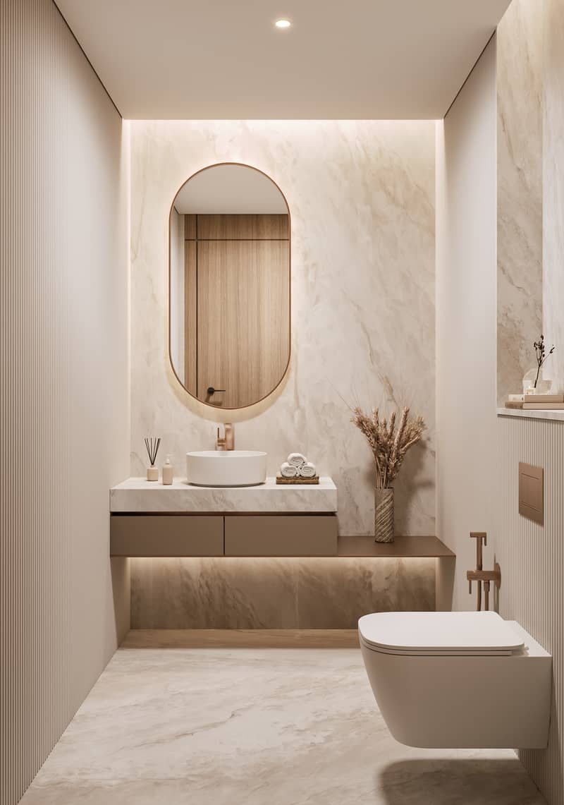 Spacious 3-Bedroom Furnished Apartment with Maid Room in Firoza, Dubai Islands Overlooking Public Garden - Image 8