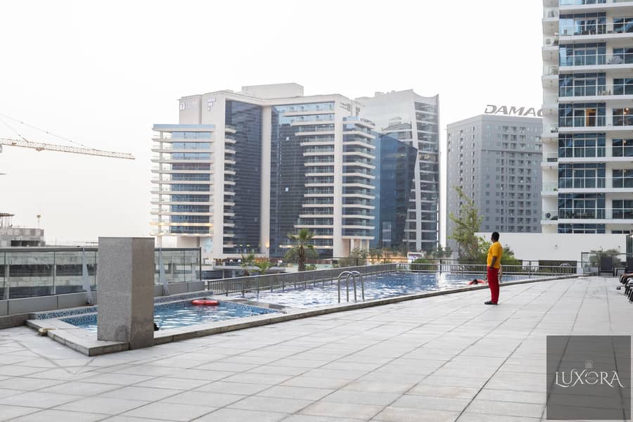 Stylish 2BR in Ubora Tower, Business Bay | Wide Balcony | Pool & Gym - Image 14