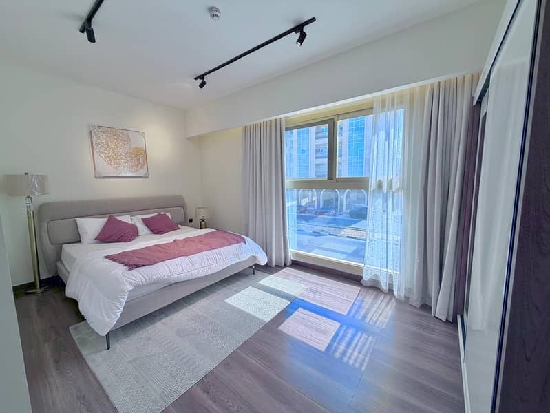 Lavish two BHK 3wash room all master bedroom apartment two washroom with balcony fully furnish Al Talal city