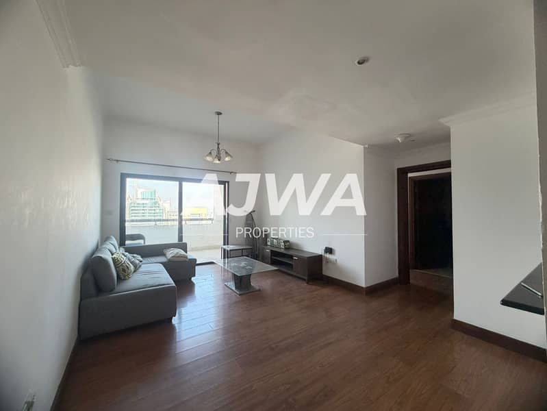 Spacious 1BHK with Stunning High-Floor View