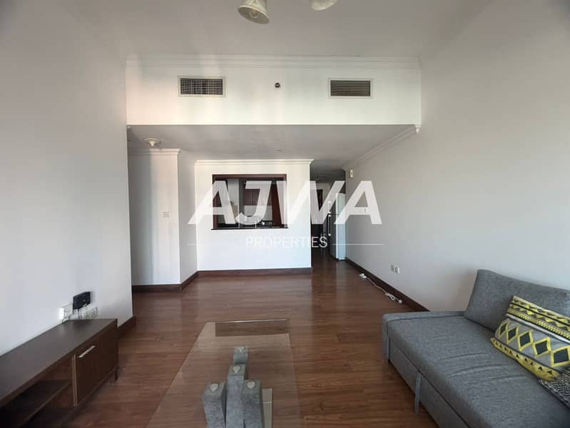 Spacious 1BHK with Stunning High-Floor View