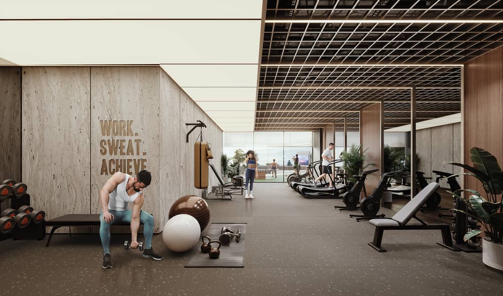 Chic Fully Furnished 1-Bedroom Apartment in Firoza, Dubai Islands – Overlooking Amenities - Image 12