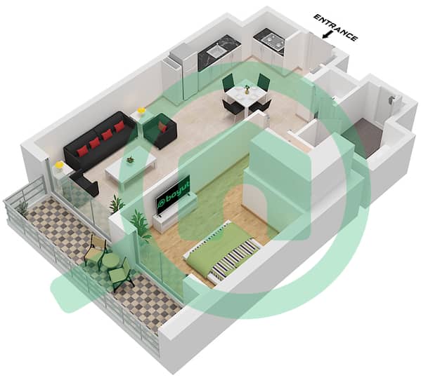 Type C Unit 02 Podium Floor,Floor 01-20