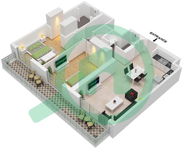 Type B Unit 05 Floor 19-20 Unit 06 Floor 02-18