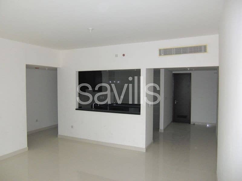 4 Spacious two bedroom apartment on high floor for only 90k