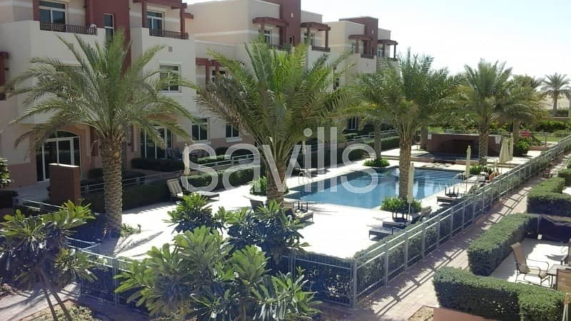 10 2 Br Terrace Apartment for 65k 4 Cheques with Pool View