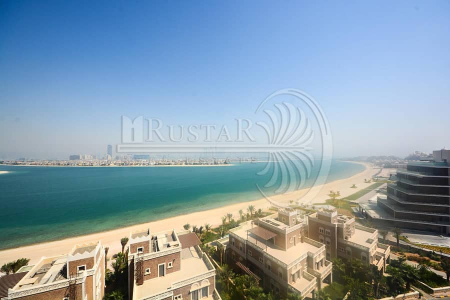 High Floor - Full Palm View 4B/R plus maid for rent