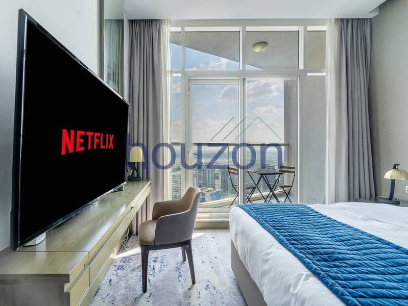 Luxury Studio | Fully Furnished | Two Balconies