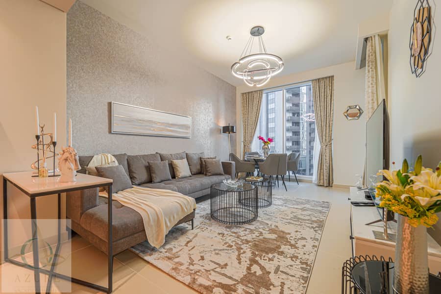 Luxury 1-Bedroom Apartment with Garden View