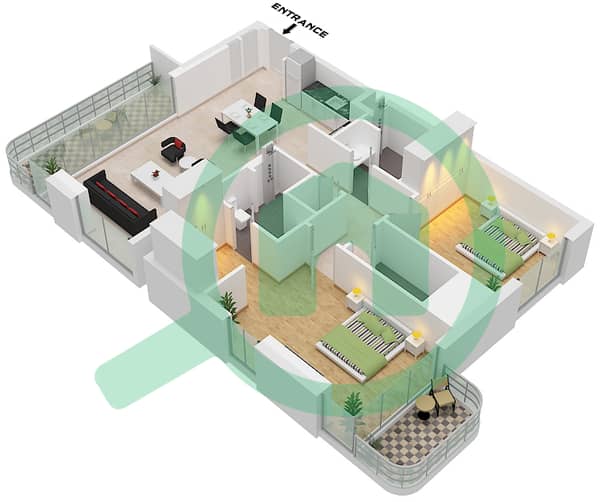 Type A Unit 04 Floor 02-19 Type A Unit 04 Floor 02-19