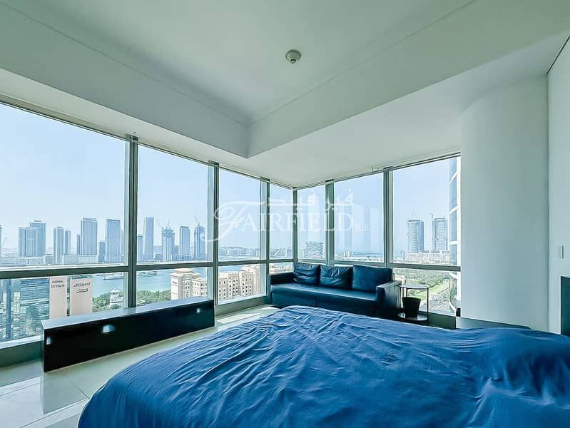 Partial Sea View | Unfurnished spacious apt