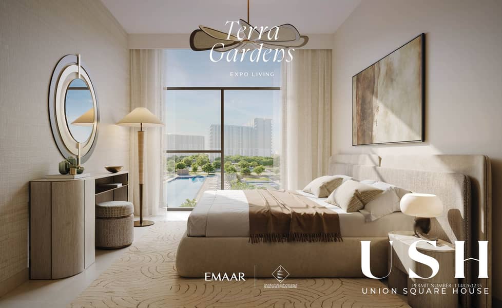 Modern 1-Bedroom Apartment For Sale In Terra Gardens Building 1, Expo City Dubai