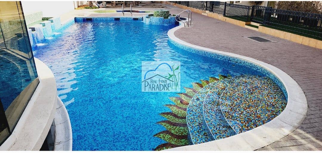 Available Away From Flyzone/Private Entrance /3 Bedroom/TV lounge/Maid Room/ shared swimming pool and gym , sauna/ 3 Parking space/For Rent in Mirdif/ - Image 24