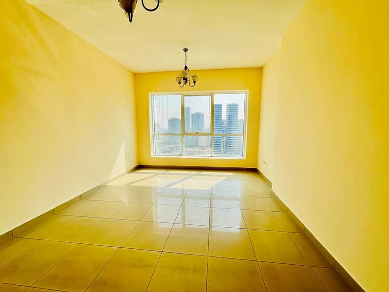 HOT OFFER 6 CHEQUES | 1BHK WITH BALCONY OPEN VIEW GYM&POOL(PAID) IN 40K ONLY