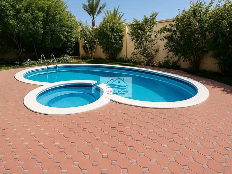 Spacious 8BR Villa with Private Garden and Pool