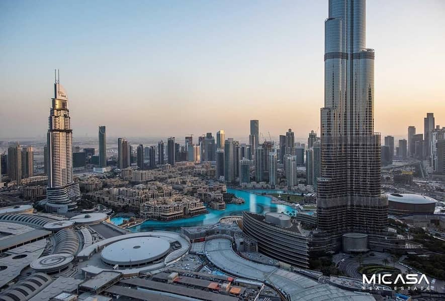 2 BR with Full Burj and Fountain View/ High Floor