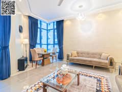 For annual rent, a two-room apartment and a living room with a furnished maid’s room in Al Khor Towers, next to the association Two bedrooms Comfortab