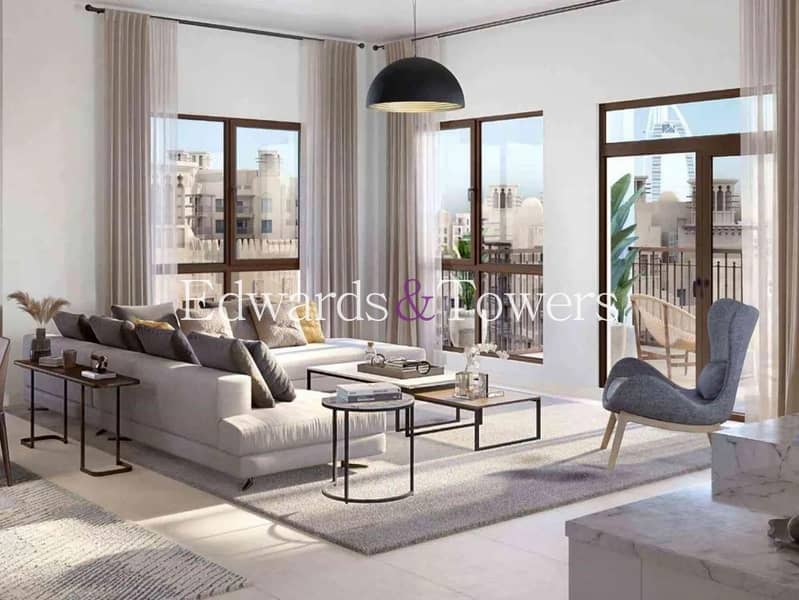 Exclusive | 2BR+M | Corner | Burj Al Arab View