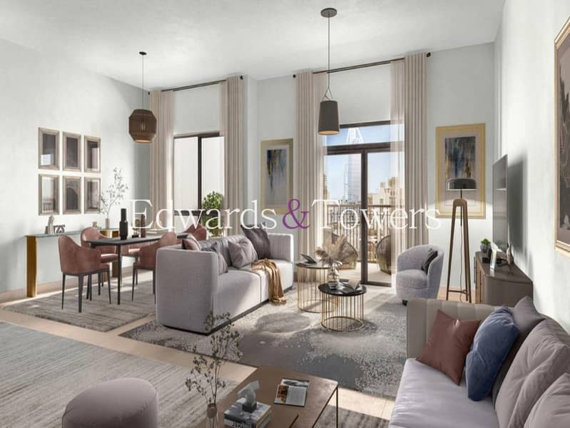 Exclusive | 2BR+M | Corner | Burj Al Arab View