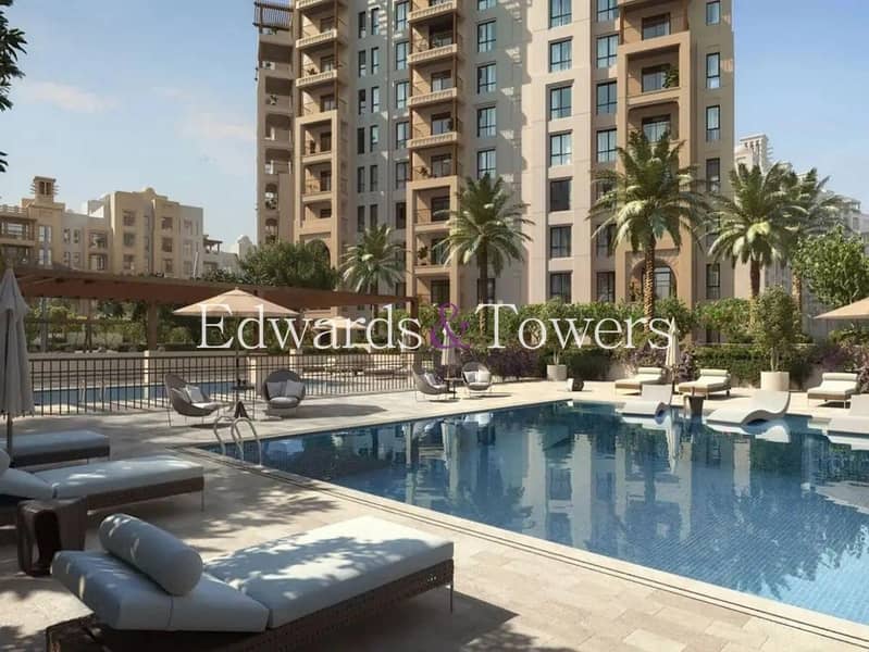 Exclusive | 2BR+M | Corner | Burj Al Arab View - Image 7