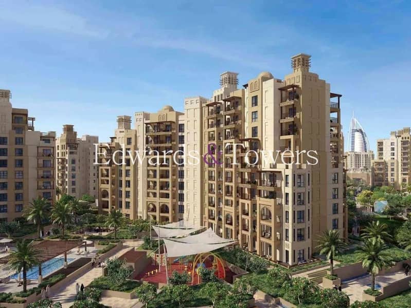 Exclusive | 2BR+M | Corner | Burj Al Arab View - Image 10