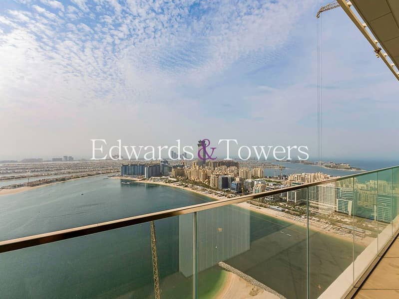 3BR+Maids|Full Palm and Sea View|On Payment Plan