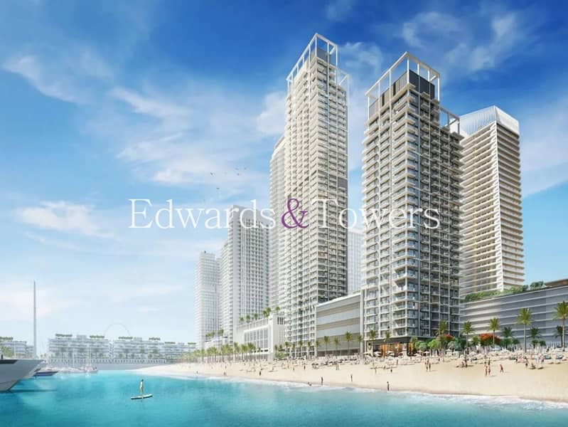 Exclusive | Full Sea View | Corner | 3BR+Maids - Image 9
