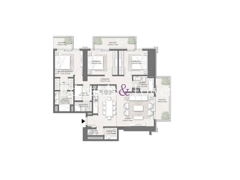 Exclusive|3BR+M|Full Sea View|Corner|Payment Plan - Image 14