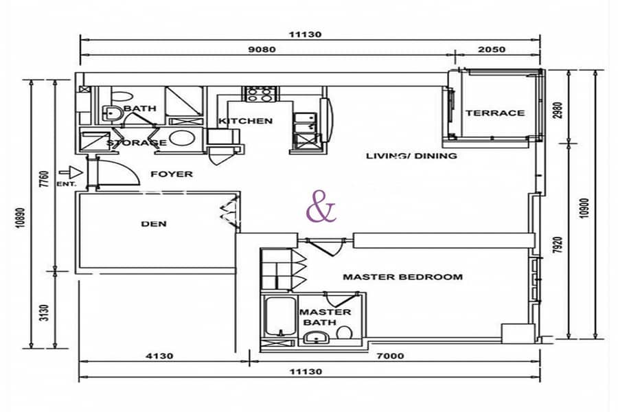 Upgraded|Fully Furnished|1+S|High Floor|Vacant - Image 22