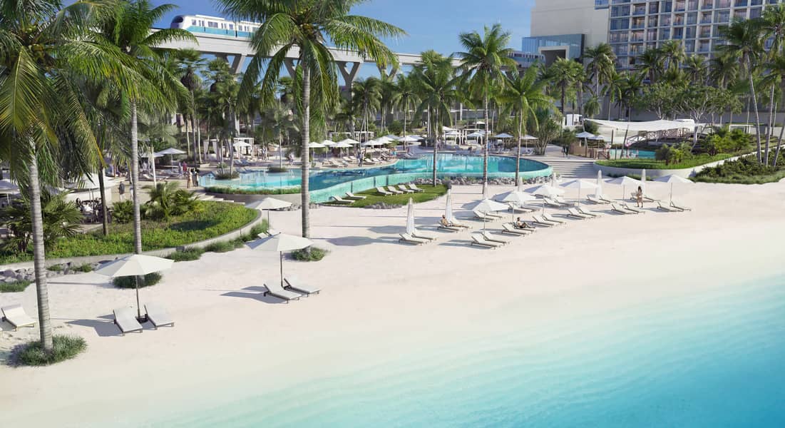 Furnished 2 BR | Mid Floor | Private Beach Access