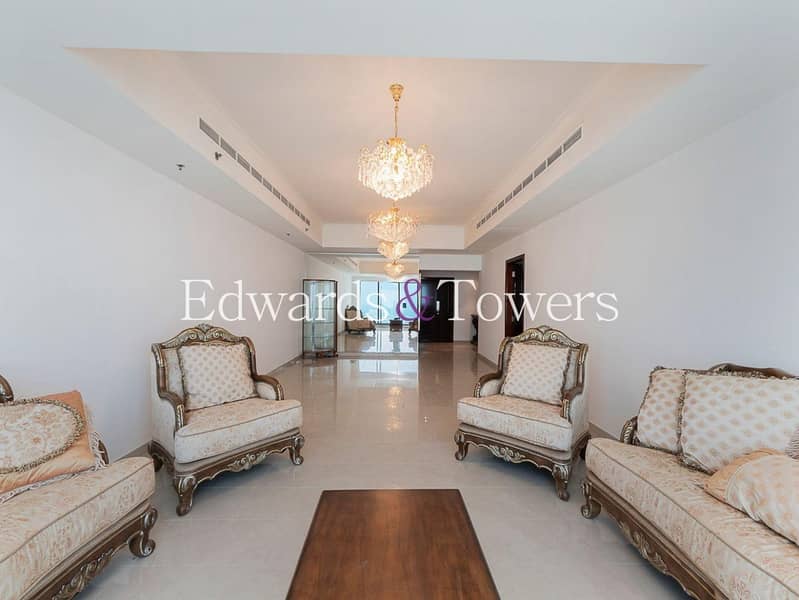 High Floor | Amazing Full Sea/Palm View | Vacant