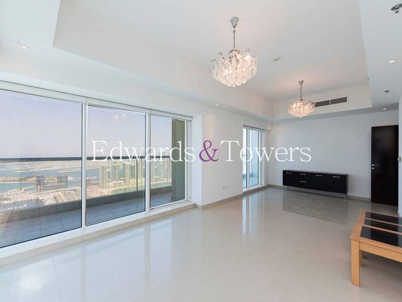 High Floor | Amazing Full Sea/Palm View | Vacant - Image 9