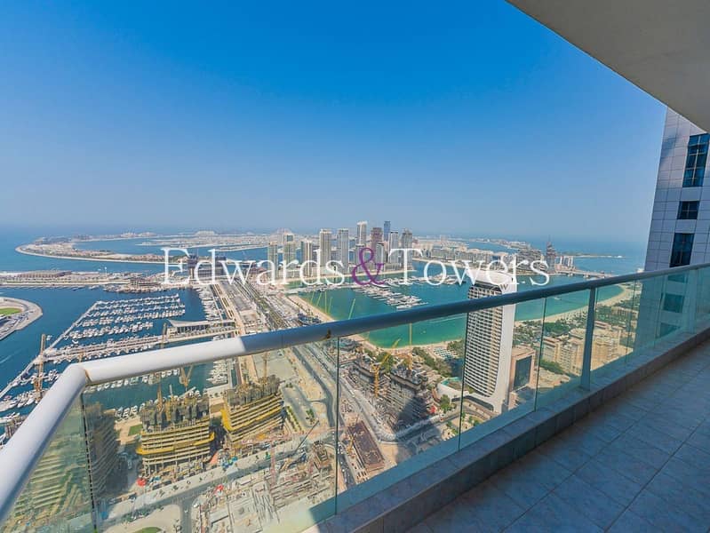 High Floor | Amazing Full Sea/Palm View | Vacant - Image 27