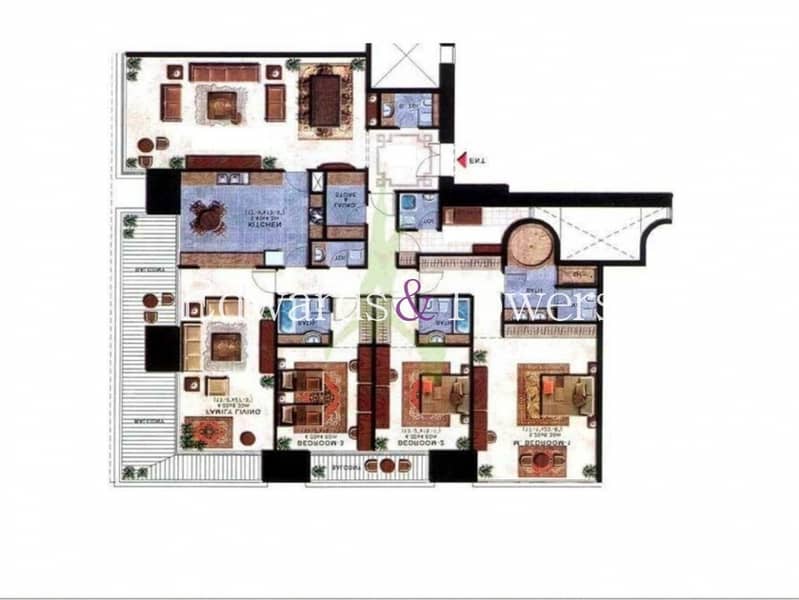 High Floor | Amazing Full Sea/Palm View | Vacant - Image 31