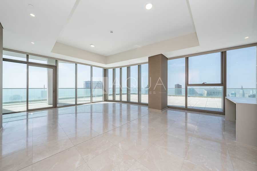 Partial Burj Khalifa View | 4 BDs + Maid