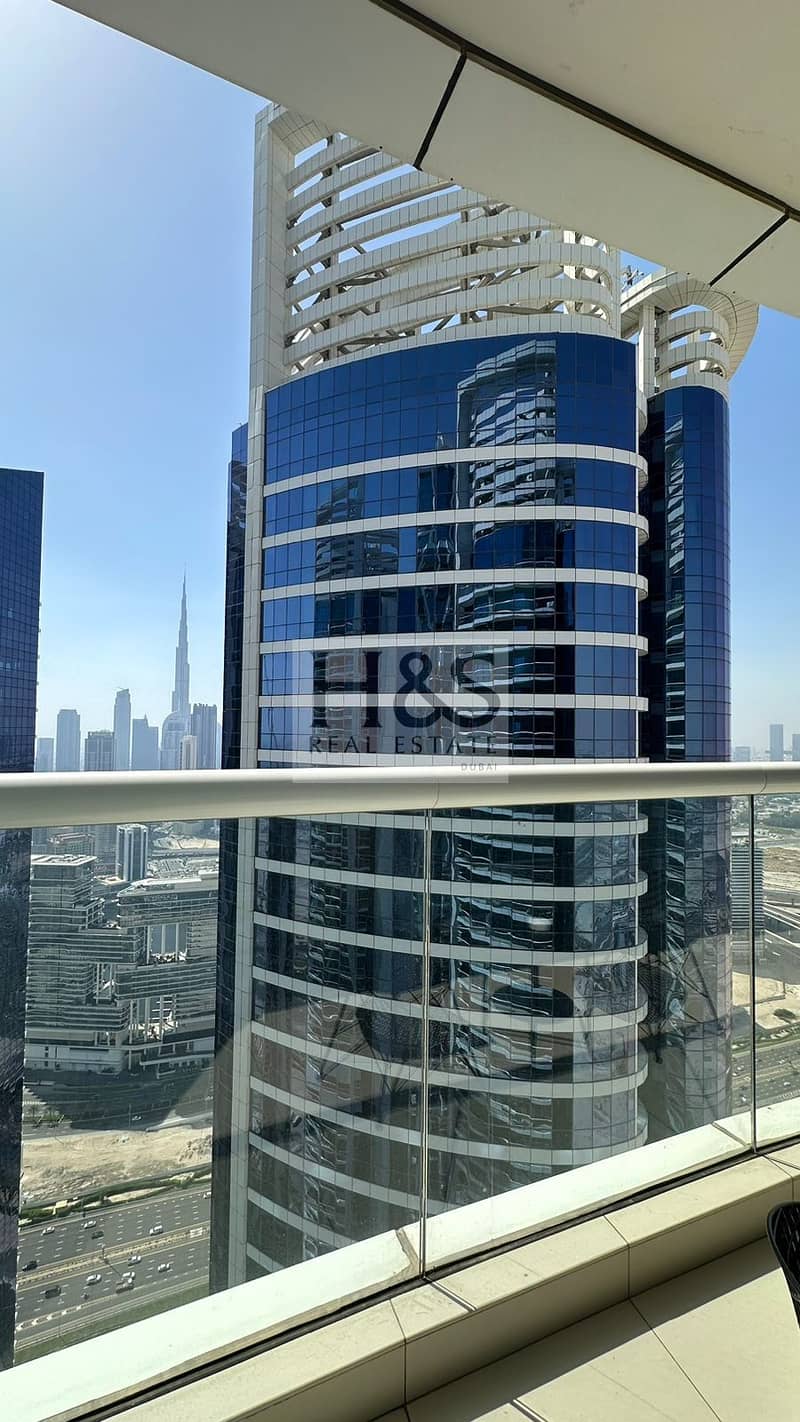 BURJ KHALIFA VIEW | FULLY FURNISHED | SPACIOUS 1BHK