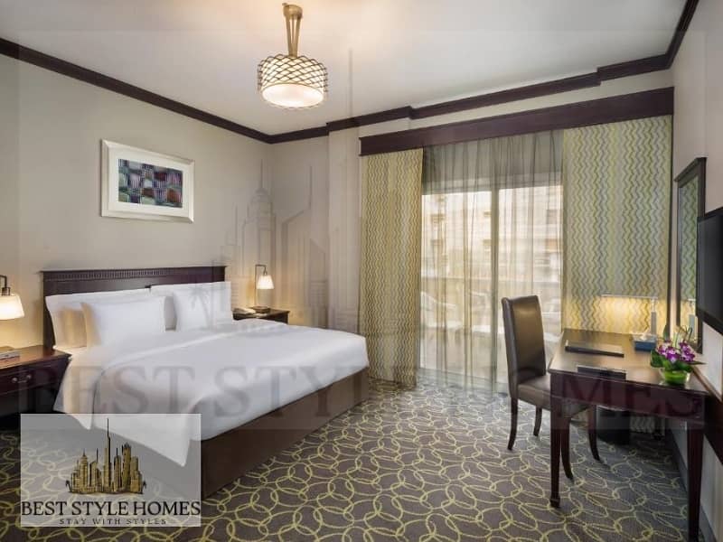 6 MONTHS STAY, Monthly Payments, Fully Furnished Hotel Apartment,