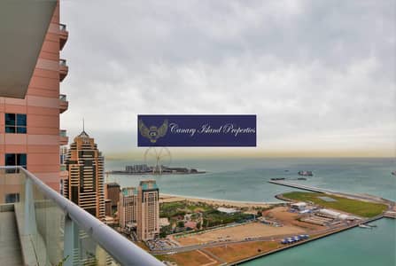 شقة 3 غرفة نوم للبيع في دبي مارينا، دبي - Full Sea View | Genuine Price | High floor شقة 3 غرفة نوم للبيع في دبي مارينا، دبي - Full Sea View | Genuine Price | High floor