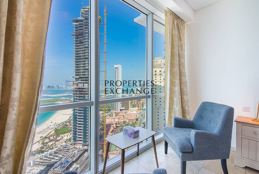 Sea View | Spacious 3BR+Maid | Ain Dubai View - Image 9