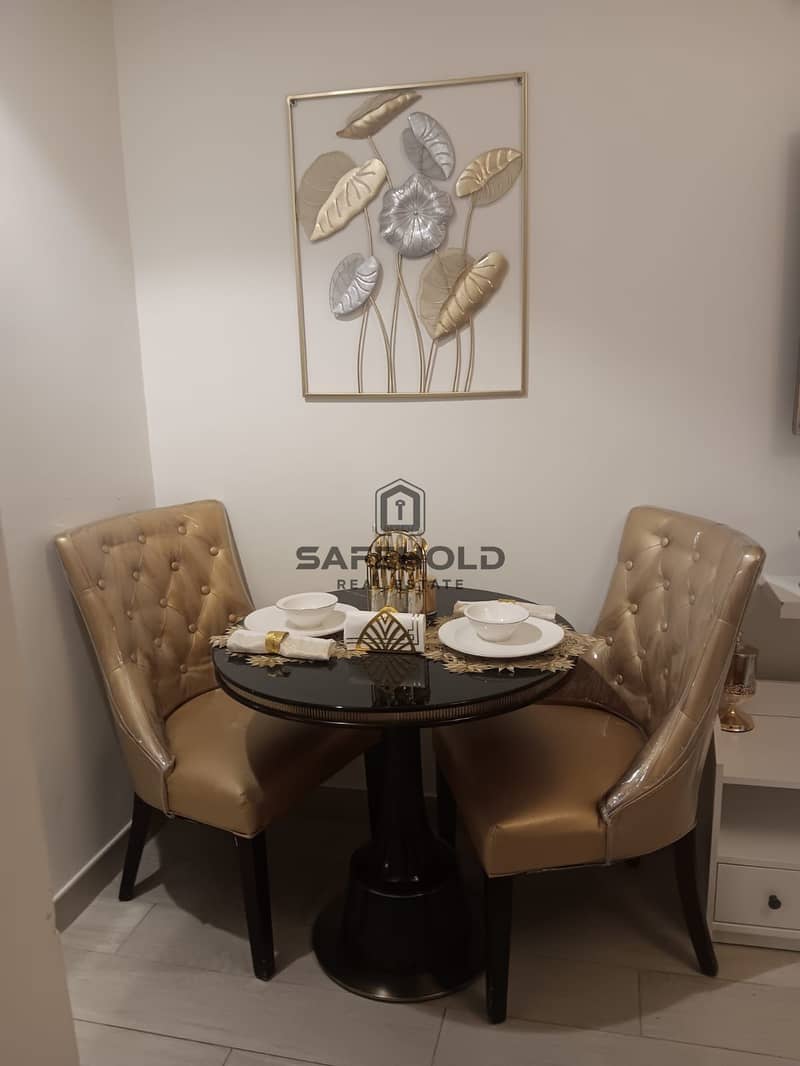 FULLY FURNISHED LUXURY STUDIO | CHILLER FREE | READY TO MOVE IN