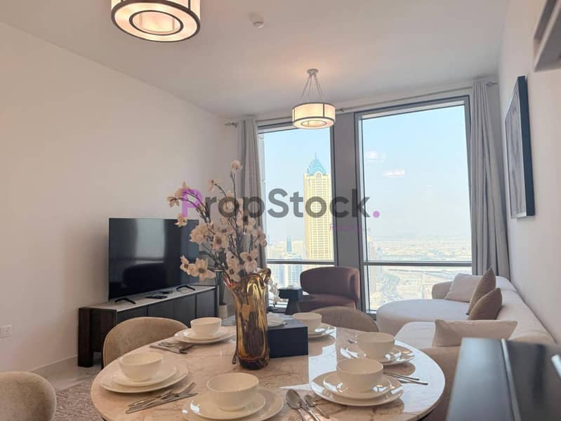 Elegant Fully Furnished Unit | Prime Location | High Floor