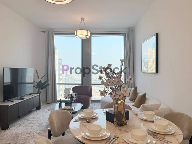 Elegant Fully Furnished Unit | Prime Location | High Floor