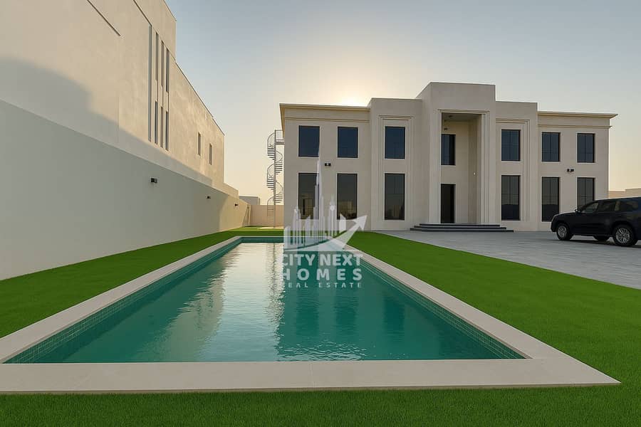 Brand new 5BR | Maids | Garden | Swimming pool