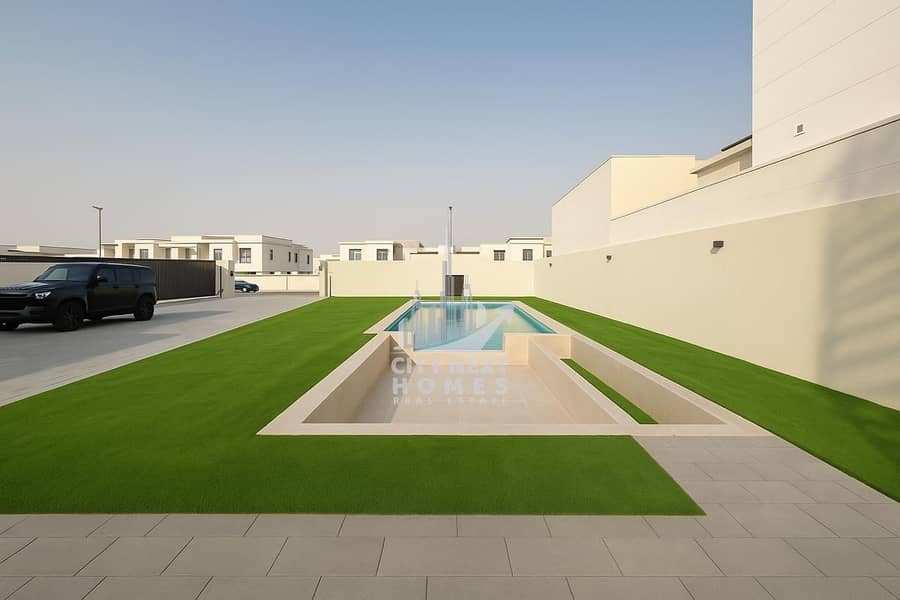 Brand new 5BR | Maids | Garden | Swimming pool