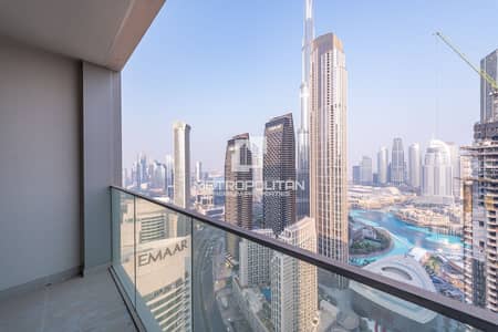 3 Bedroom Apartment for Rent in Downtown Dubai, Dubai - 08 Layout | Full Burj Khalifa View | High Floor