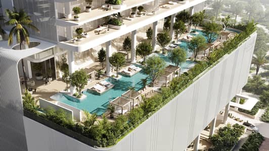芭莎综合社区（Tecom）， 迪拜 2 卧室公寓待售 - 13 Top View Resort deck. jpg