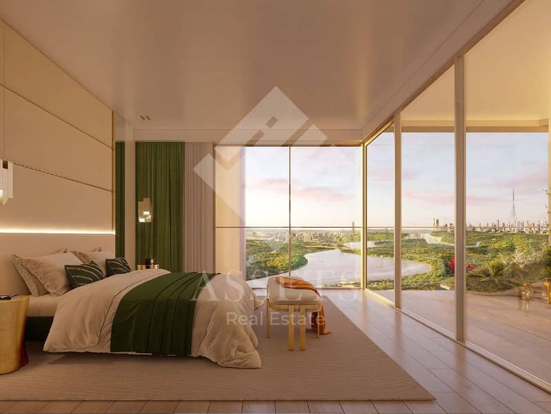 Corner Unit | Creek & MBR View | High Floor