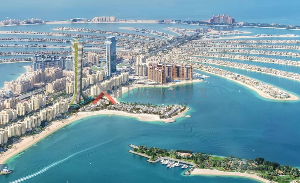 01 Layout above 20th Floor | 180deg Palm View