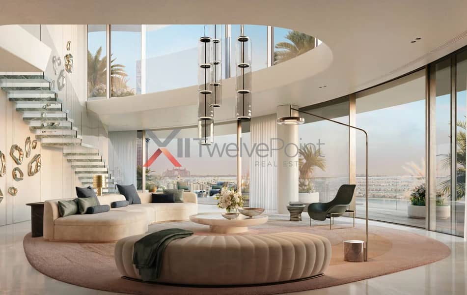 01 Layout above 20th Floor | 180deg Palm View